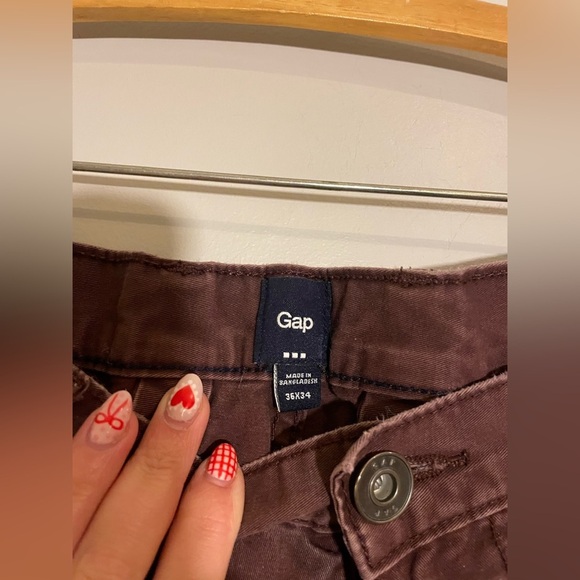 Gap Men’s Maroon Khaki Pants chinos - Picture 4 of 5